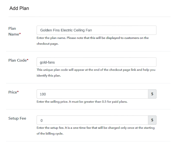 Add Plan to Sell Ceiling Fans Online