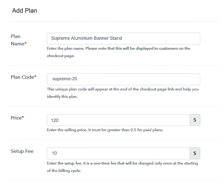 Add Plan to Sell Aluminium Banner Stands Online