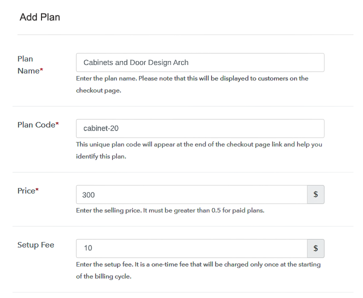 Add Plan Checkout to Sell Cabinet Door Designs Online