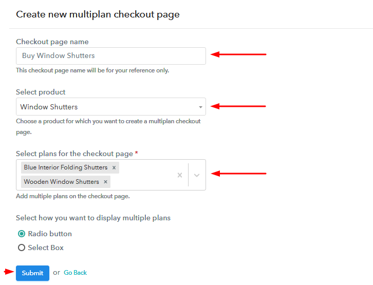 Add Plans to Sell Multiple Window Shutters from Single Checkout Page