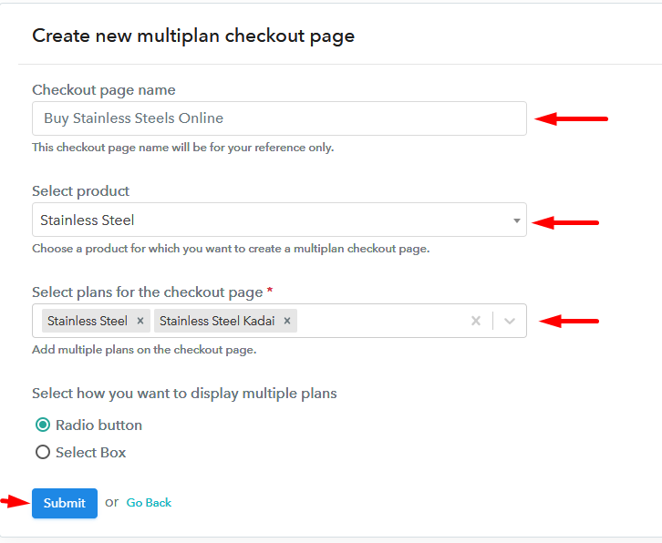 Add Multiple Products to Start Selling Stainless Steels Online