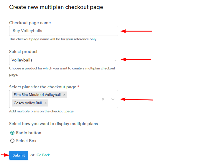 Add Plans to Sell Multiple Volleyballs from Single Checkout Page