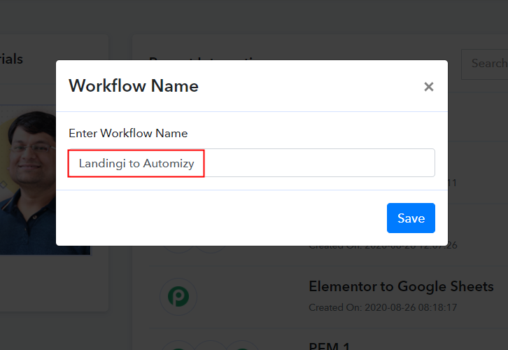 Name the Workflow