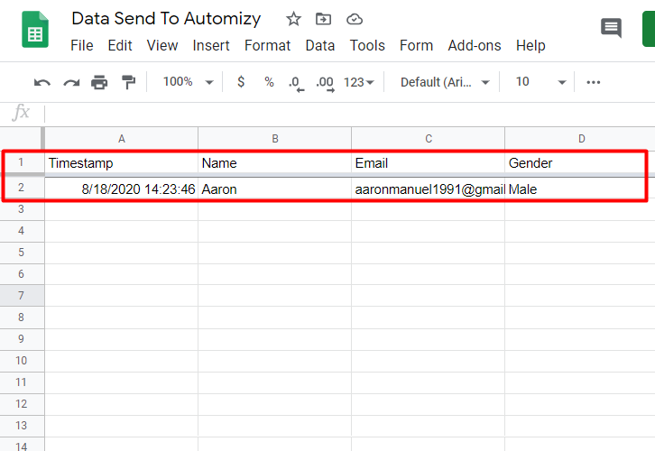 Populate a Spinner from Google Forms - Tribify LLC