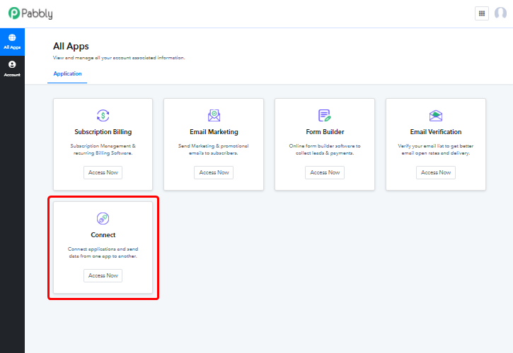 Access Pabbly Connect