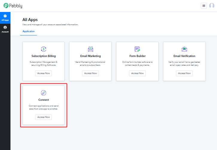 Access Pabbly Connect