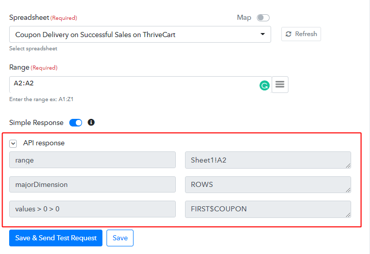 API Response