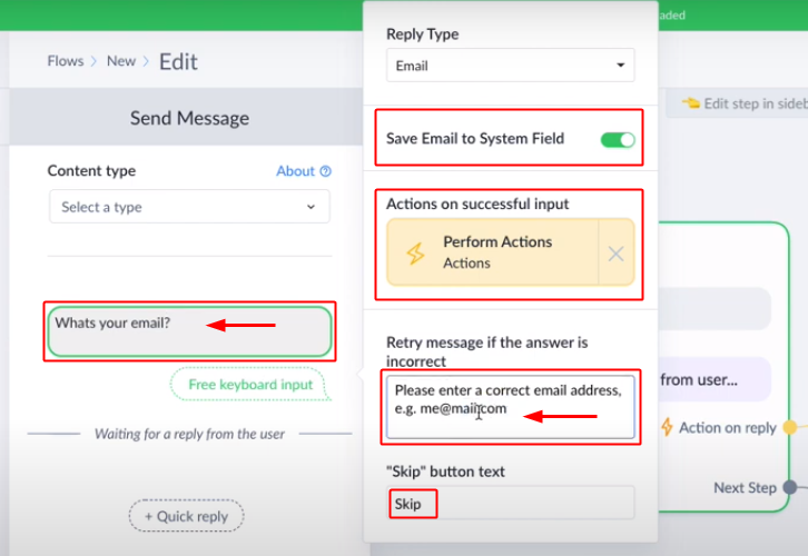 ManyChat Flow Settings Integrate ManyChat with Slack