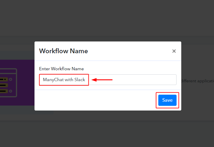 ManyChat with Slack Workflow Integrate ManyChat with Slack