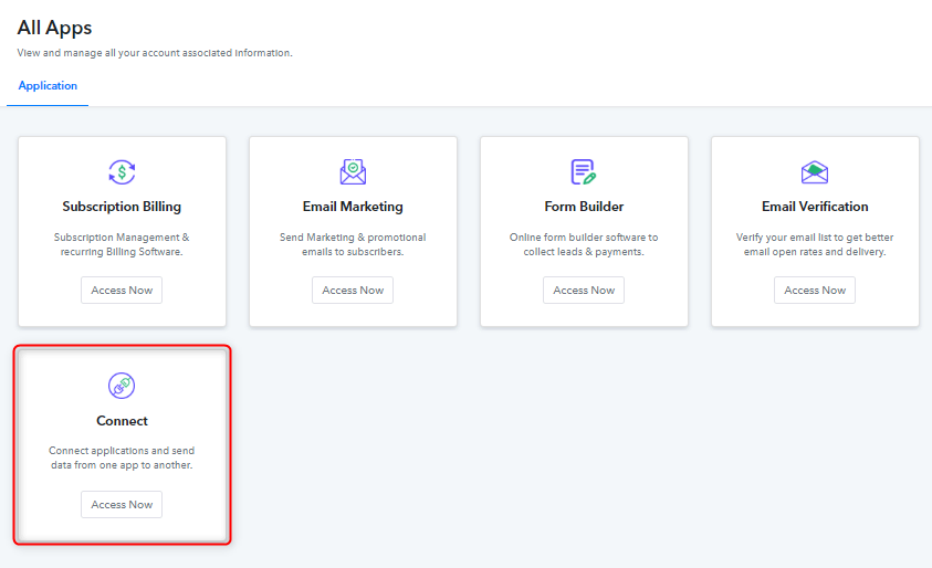 Access Pabbly Connect - Integrate Google Forms & Pabbly Email Marketing