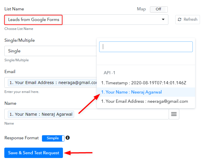 Map the Data Modules