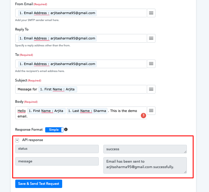 send bulk emails via google sheets and smtp service