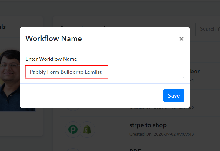 Name the Workflow