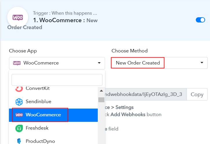 Select WooCommerce