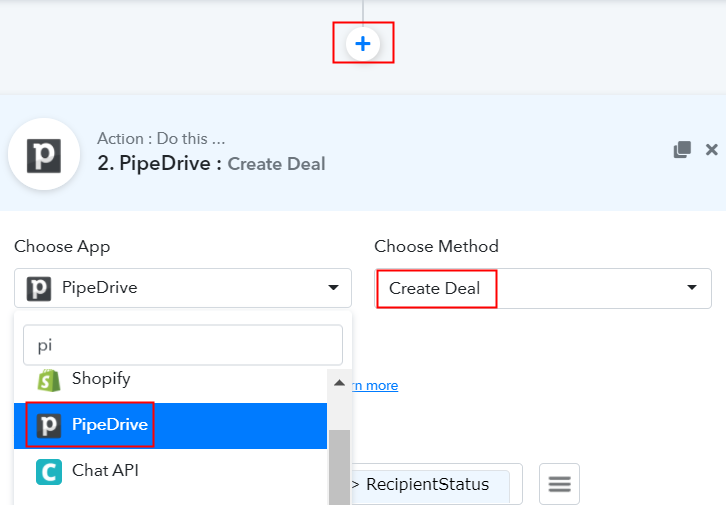 Select Pipedrive