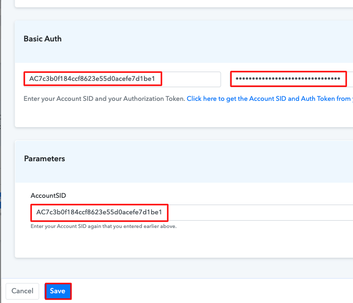 Paste API Token