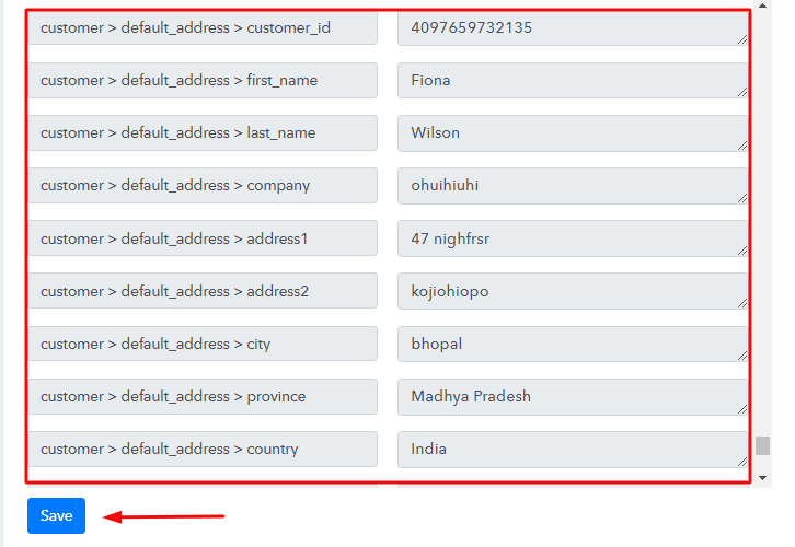 Test the Response in Pabbly Connect Dashboard