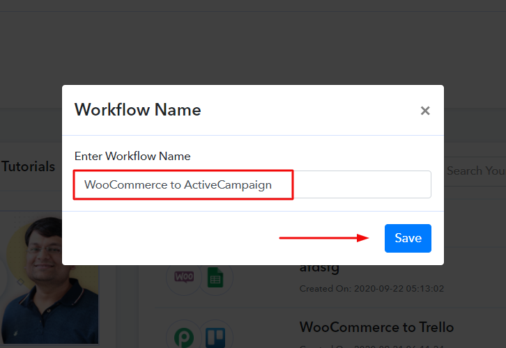 Name the Workflow to How to Add New WooCommerce Customers as ActiveCampaign Contacts