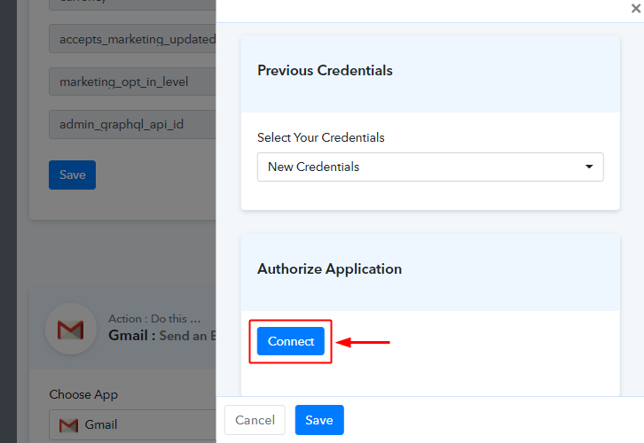 Authorize Gmail Acoount