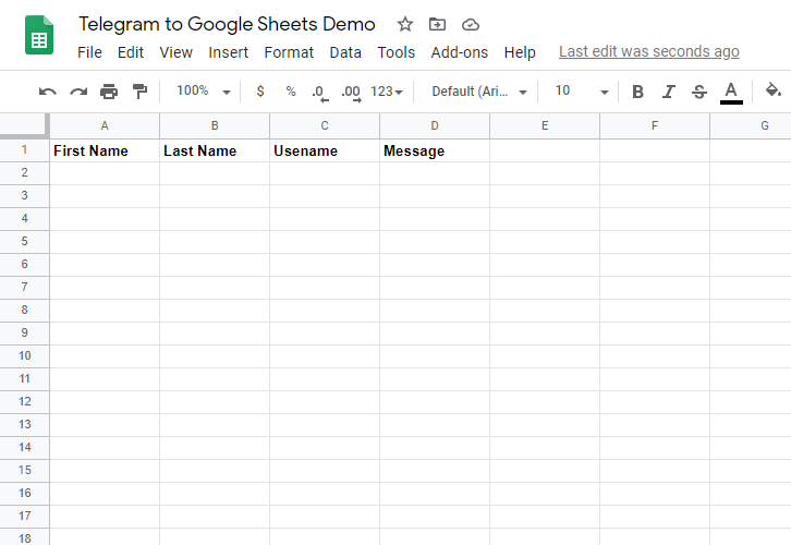 Google Sheet