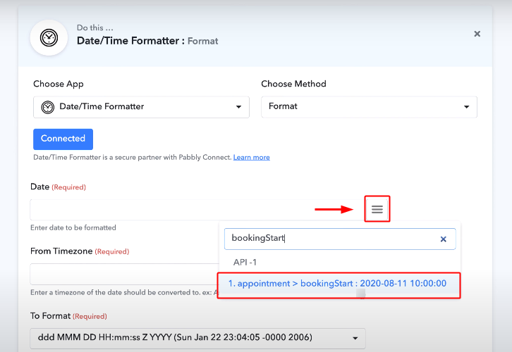 Map Date Variables