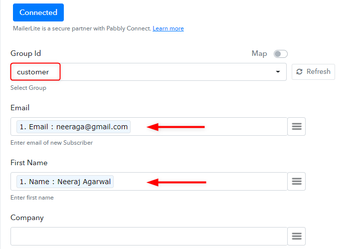 Map Data Modules - Conditional Integration