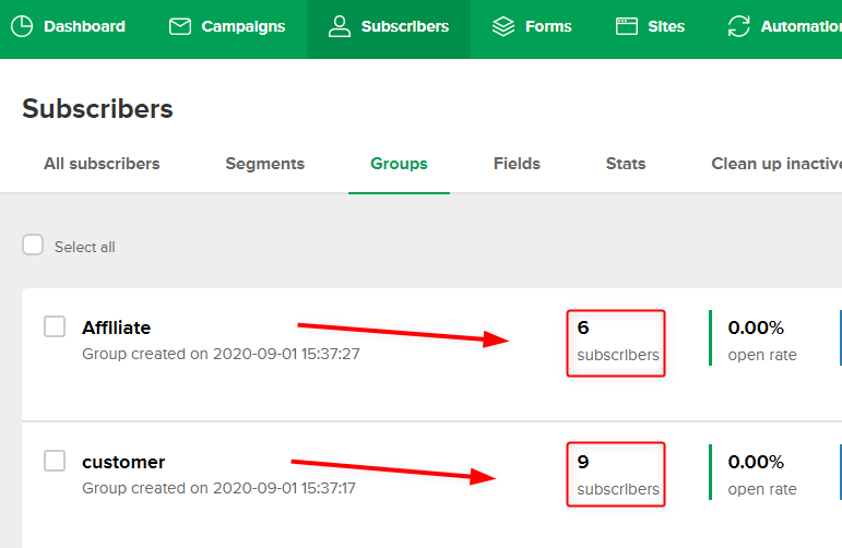 Subscribers Groups - integrate Google Sheets MailerLite Conditionally