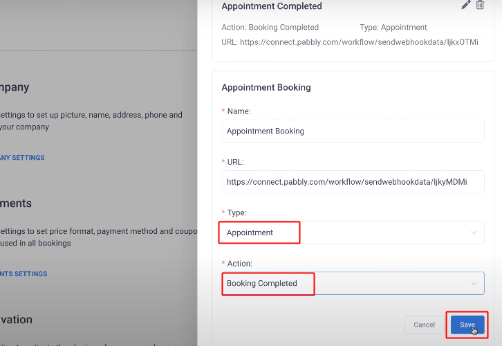 Save WP Amelia Settings