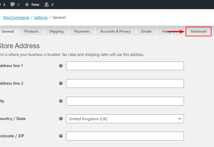 WooCommerce Advanced Settings