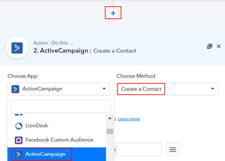 Select ActiveCampaign