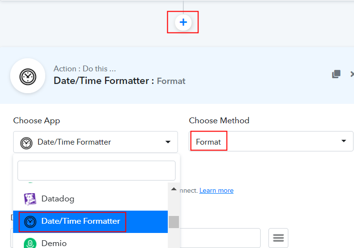 Select Date/Time Formatter