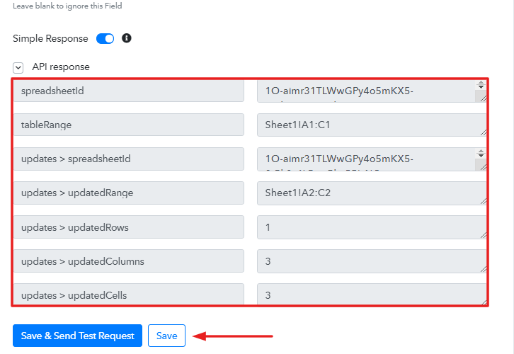 Test the Submission and Save to Save New Stripe Charges Automatically to Google Sheets