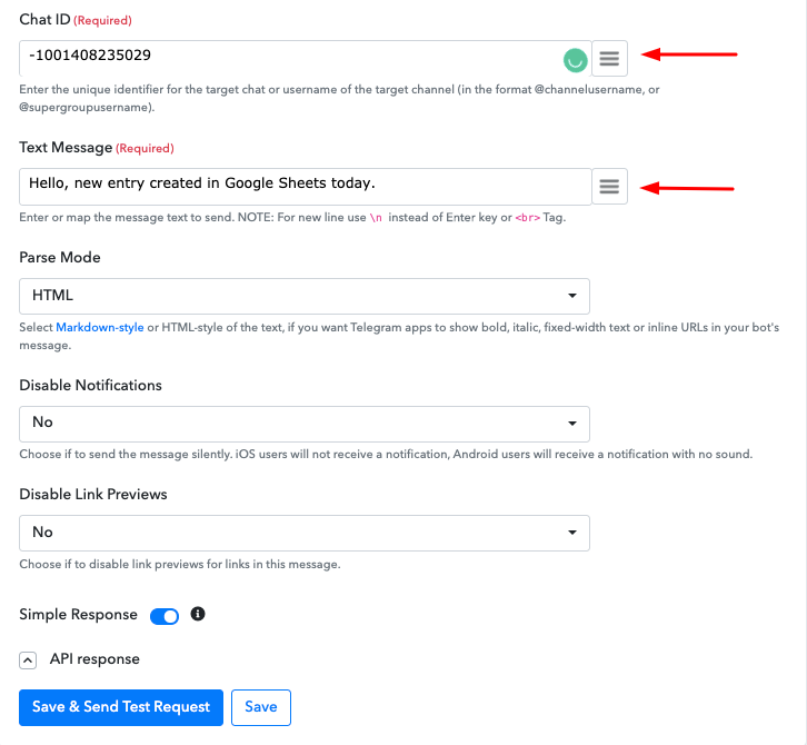 How to send Telegram Messages when a Google Sheets Row is Updated