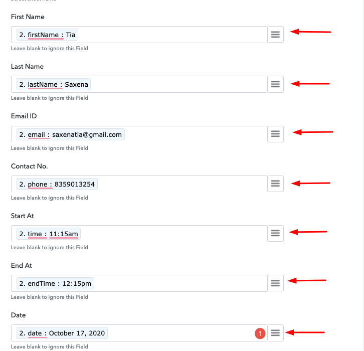 Add Acuity Scheduling Appointments to Google Sheets Rows