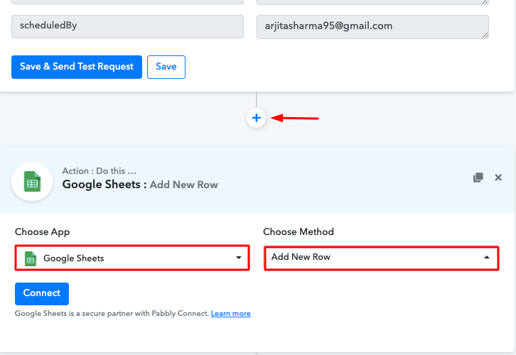 Select Google Sheets