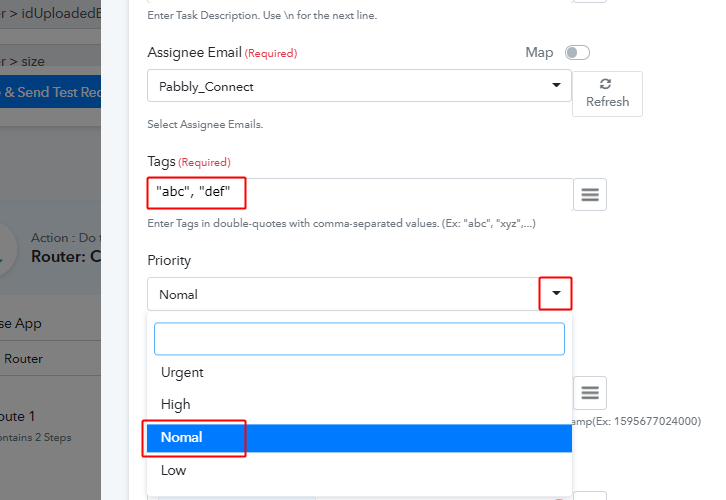 Add Tags & Task Priority