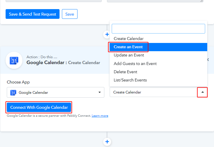 Connect with Google Calendar