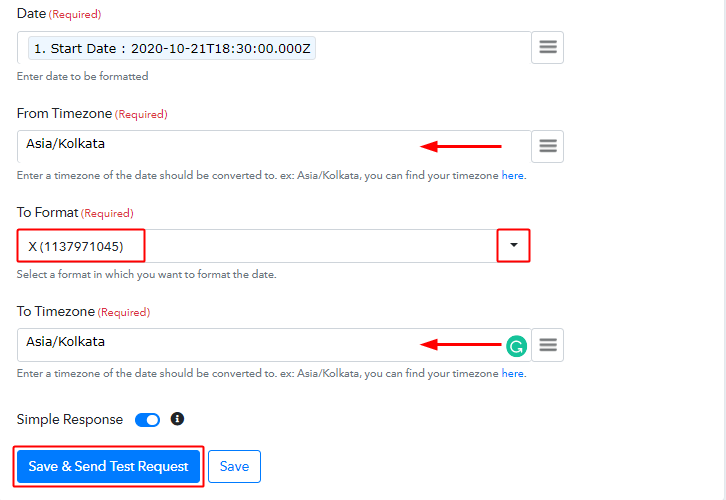 Select Date Format