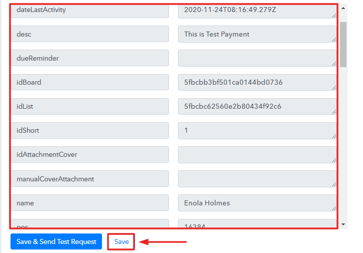 Test the Response & Save to integrate Stripe with AWeber