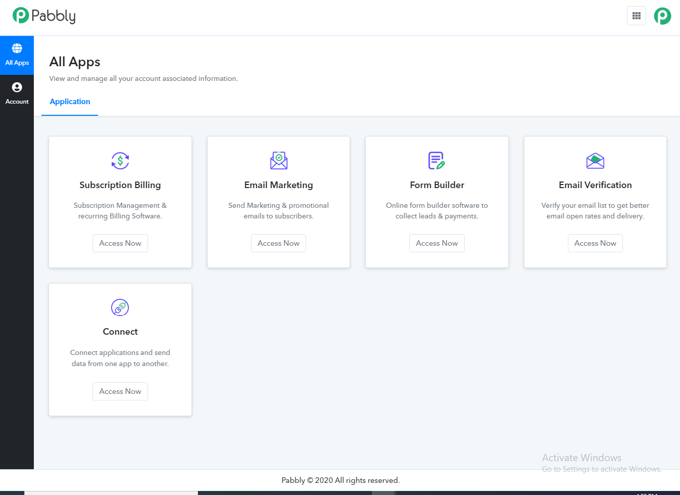 Pabbly Dashboard