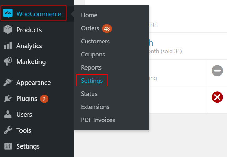 Go to WooCommerce Settings for WooCommerce to WhatsApp Integration