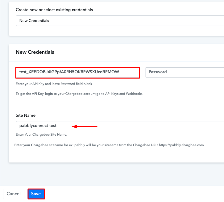 Paste-the-Credentials-1 Chargebee