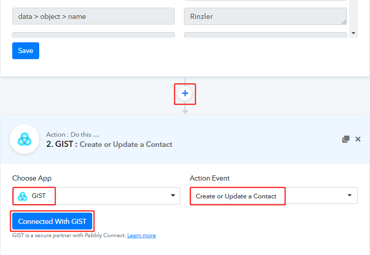 Integrate Gist for stripe to Gist