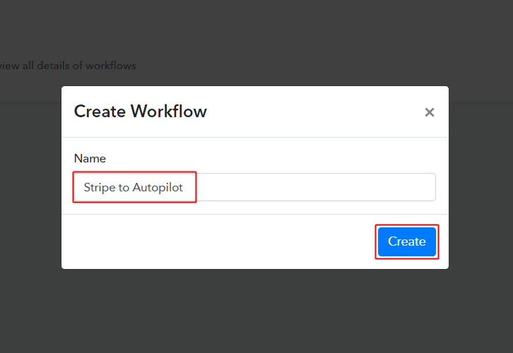 Stripe to Autopilot Workflow