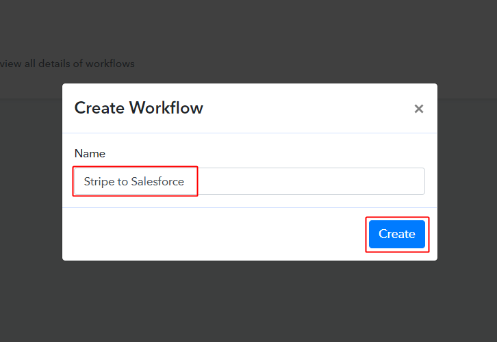 Stripe to Salesforce Workflow