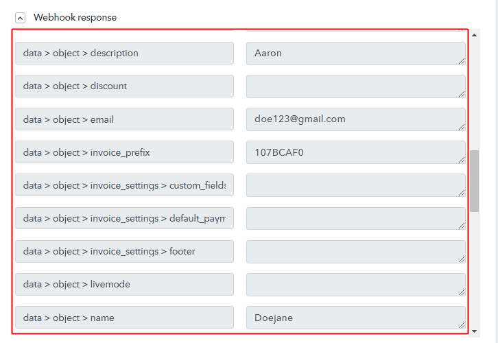 Trigger Response for Stripe to Autopilot