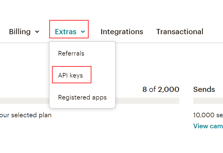 Extras MailChimp