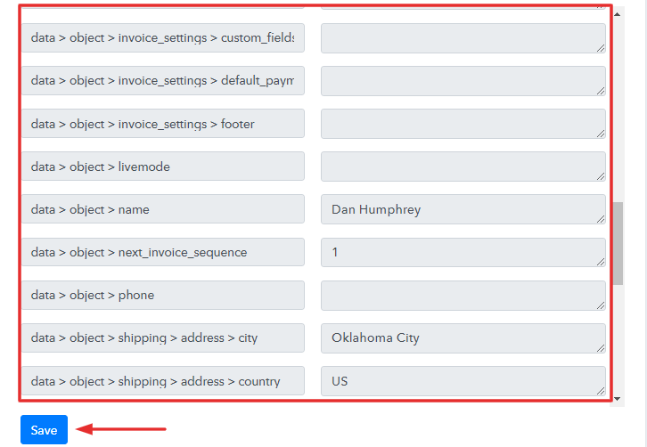 Test the Response in Pabbly Connect Dashboard