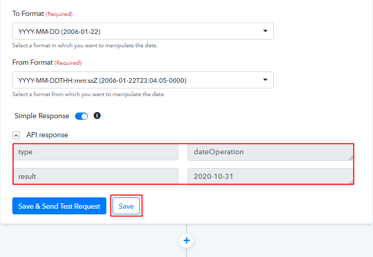 Check & Save the Formatted Dates