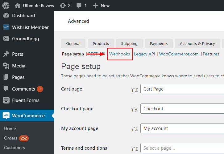 Click on Webhook for WooCommerce to Stripe